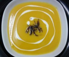 Sopa de corgete e abóbora