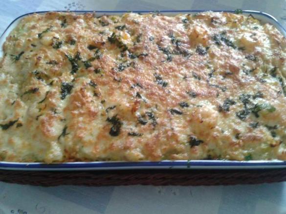 BACALHAU GRATINADO COM CAMARÃO