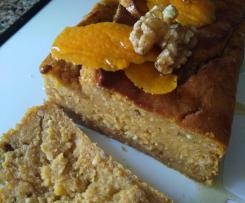 Bolo de abóbora com nozes e especiarias