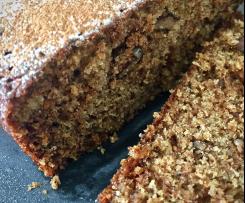 Bolo de banana e nozes