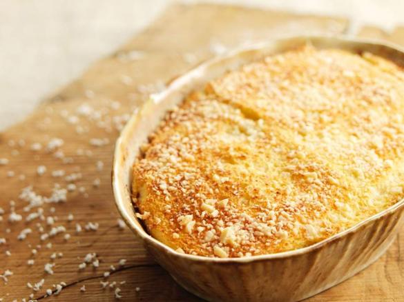 Pudim de queijo e fiambre