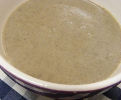 Creme de cogumelos e couve flor