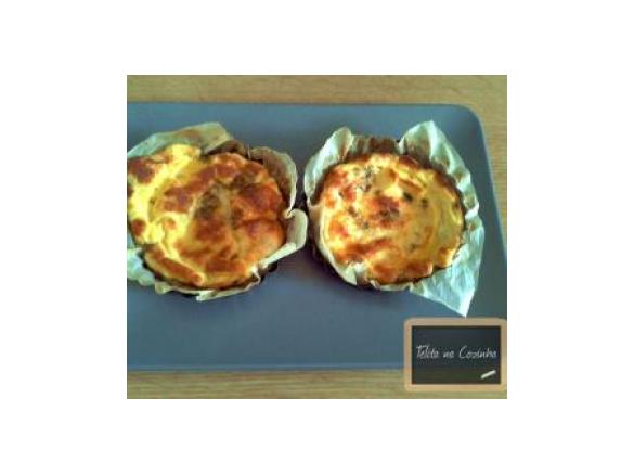 frittata de queijo e oregãos