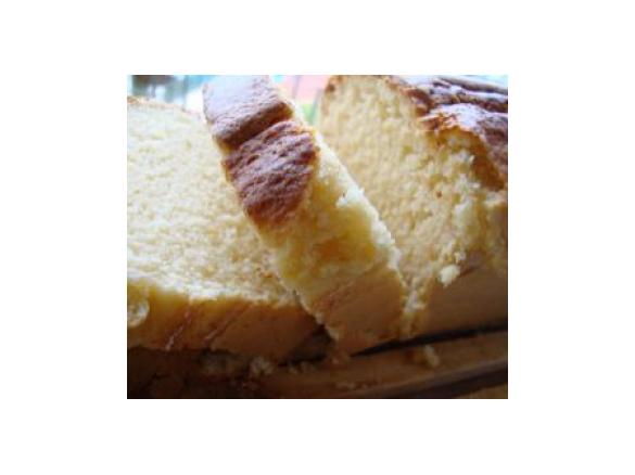 Bolo scone em forma fatiado