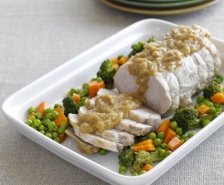 Lombo de porco com molho agridoce