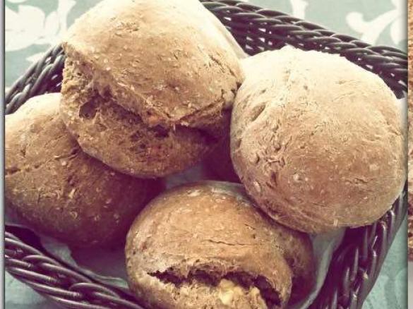 Pao de centeio e noz