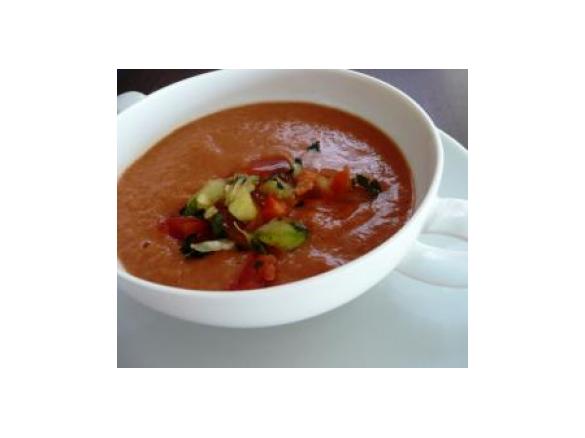 Gaspacho rápido, mesmo rápido