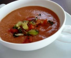 Gaspacho rápido, mesmo rápido
