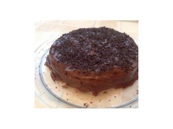 Bolo de chocolate guloso