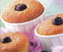 Muffins com mirtilos