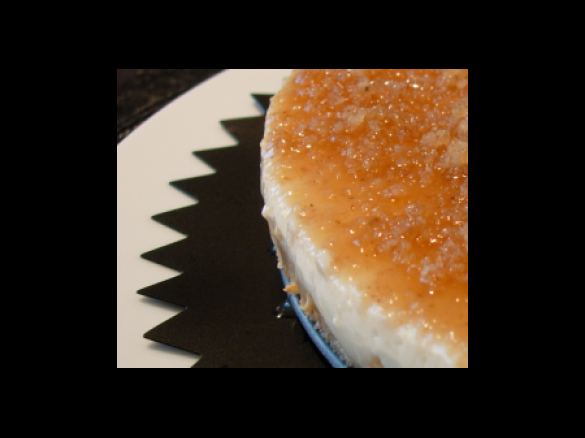 Cheesecake praliné com iogurte