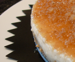Cheesecake praliné com iogurte