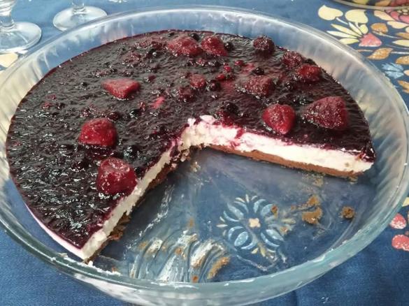 Cheesecake de Frutos Vermelhos/Silvestres