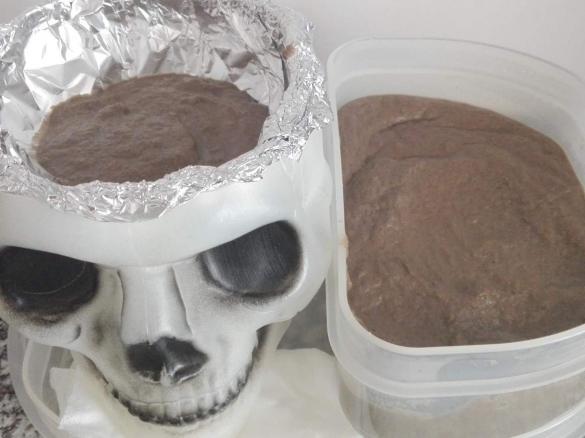 Paté de cogumelos e azeitonas - Haloween