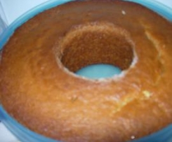 Bolo de mel e limão