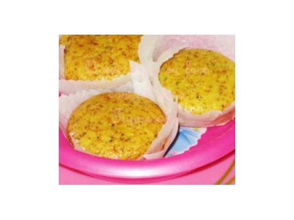 Queques de Laranja e Sementes de Papoila