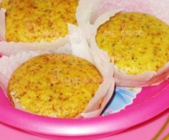 Queques de Laranja e Sementes de Papoila