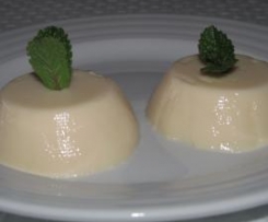 Panna cotta de maracujá - Livro A Bimby à sua medida.