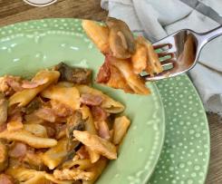 Macarrão express com frango