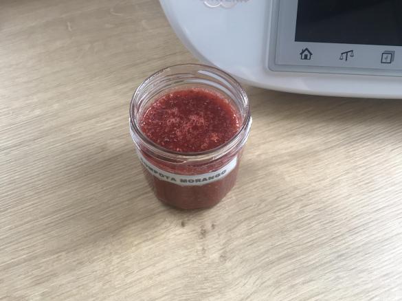 Compota morango e chia