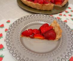 Tarte de morango rápida