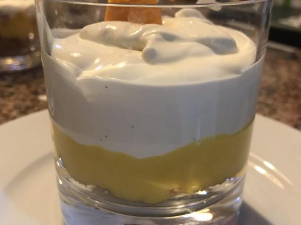 Cheesecake de chocolate branco e citrinos