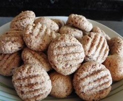 Biscoitos de Aveia e Amêndoa sem açucar