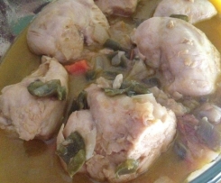 Peitos de franco refogados com pimento