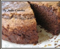 Bolo de chocolate com crosta, alto fofo e húmido
