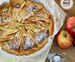 Tarte de maçã e amêndoa