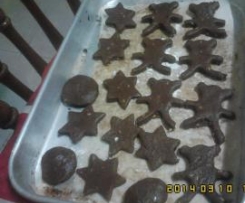 Bolachas de chocolate c/ leite,rápidas