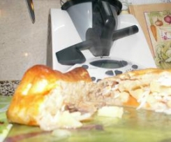 Folheado de Frango e Maçã