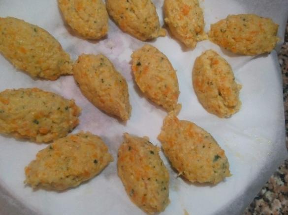 Croquetes de pescada sem batata