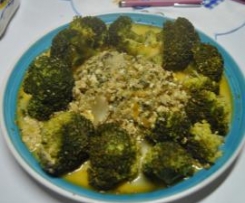 Brócolos com queijo e ervas aromáticas 