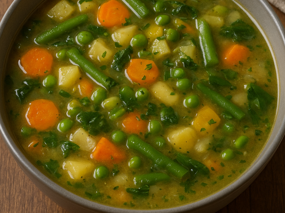 🥣 Sopa da Horta Variada (3 em 1) Ingredientes