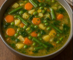 🥣 Sopa da Horta Variada (3 em 1) Ingredientes