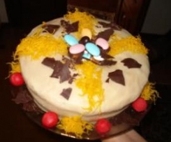 Ninho de páscoa com Massapão 