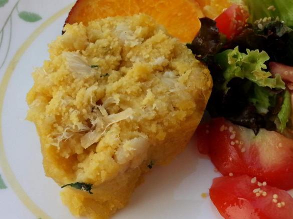 Rolo de Bacalhau com Broa - SEM GLÚTEN, SEM LEITE