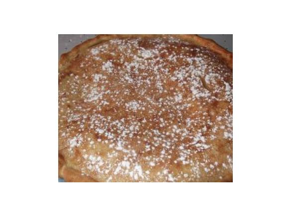 Tarte de Crème Fraîche com Limão