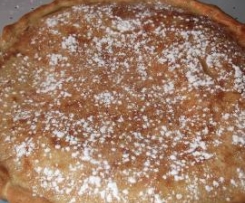Tarte de Crème Fraîche com Limão