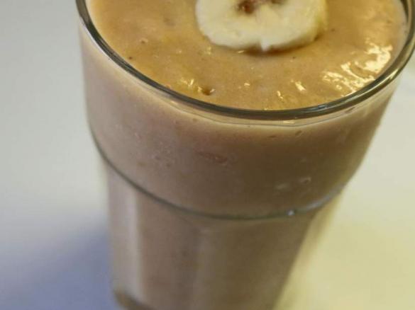 Batido de Banana, Aveia e Bolacha