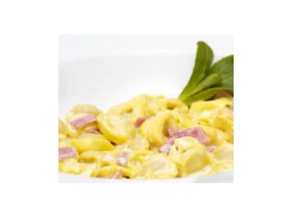 Tortellini com bacon
