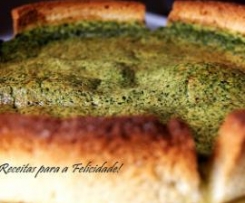 Quiche de Pão de Forma com Espinafres