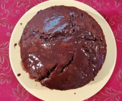 Bolo de chocolate com queijo Philadelphia