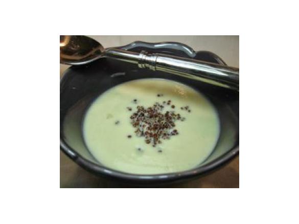 Creme de couve flor com quinoa