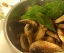 Cogumelos com chícharos