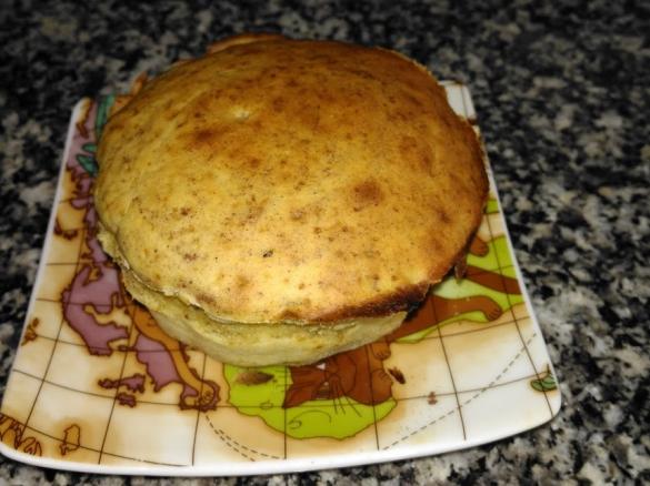 Bolo de banana sem açúcar (bebés)