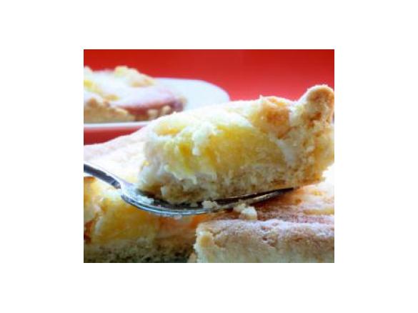 Tarte de Pêssegos e Amêndoa