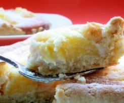 Tarte de Pêssegos e Amêndoa