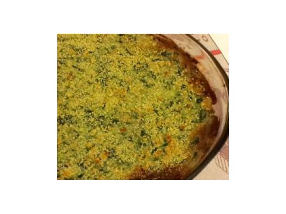 Gratinado de Legumes e Soja Granulada